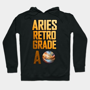 Aries Retro Grade A: Moon Mercury Fire Hoodie